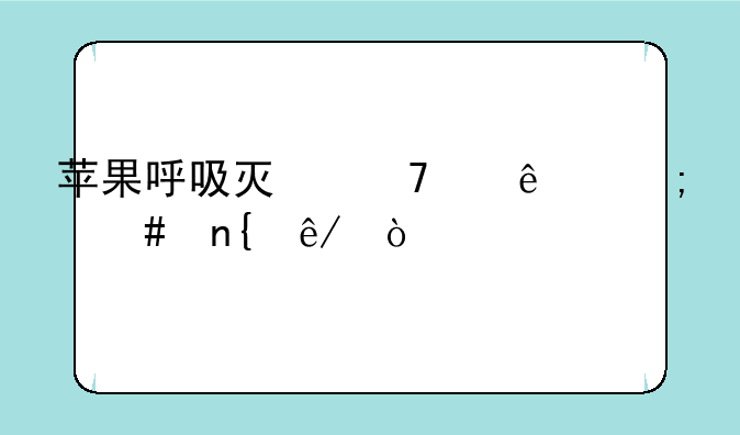 苹果呼吸灯不亮了怎么回事？