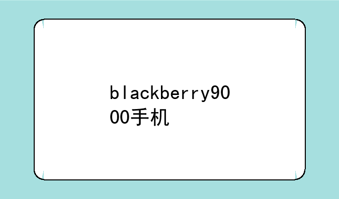 blackberry9000手机