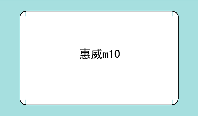 惠威m10